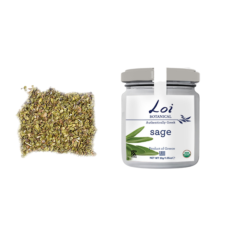 Loi Botanical, Organic Sage, Loose Leaf Tea and Herbs, 30 grams