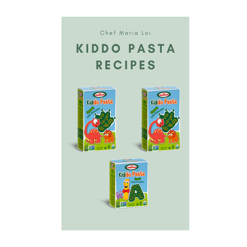 Kiddo Pasta Recipes eBook, by Chef Maria Loi