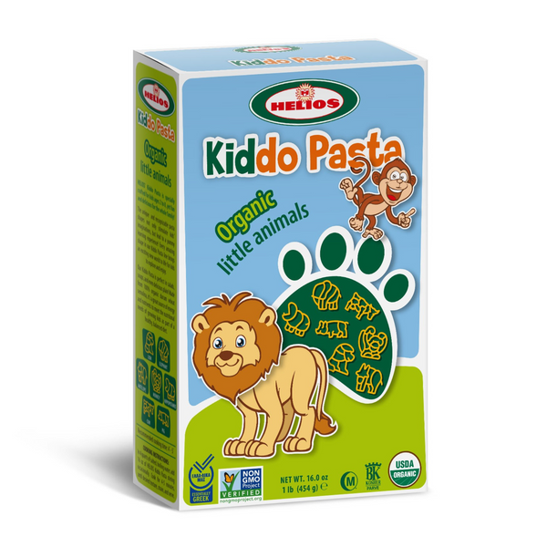 HELIOS Kiddo Pasta, Organic Little Animals – Magna by Loi