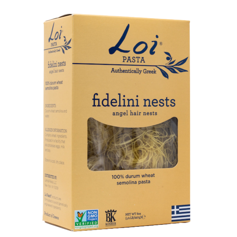 Loi Pasta - Fidelini Nests (angel hair), 100% durum wheat semolina pasta
