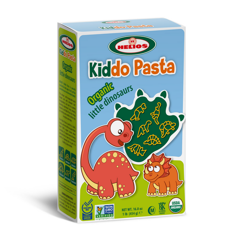 HELIOS Kiddo Pasta, Organic Little Dinosaurs, 16 oz