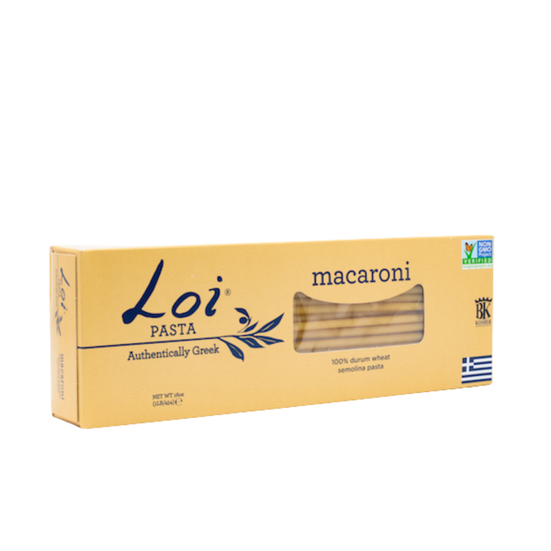 Loi Pasta, Macaroni, 100% durum wheat semolina pasta
