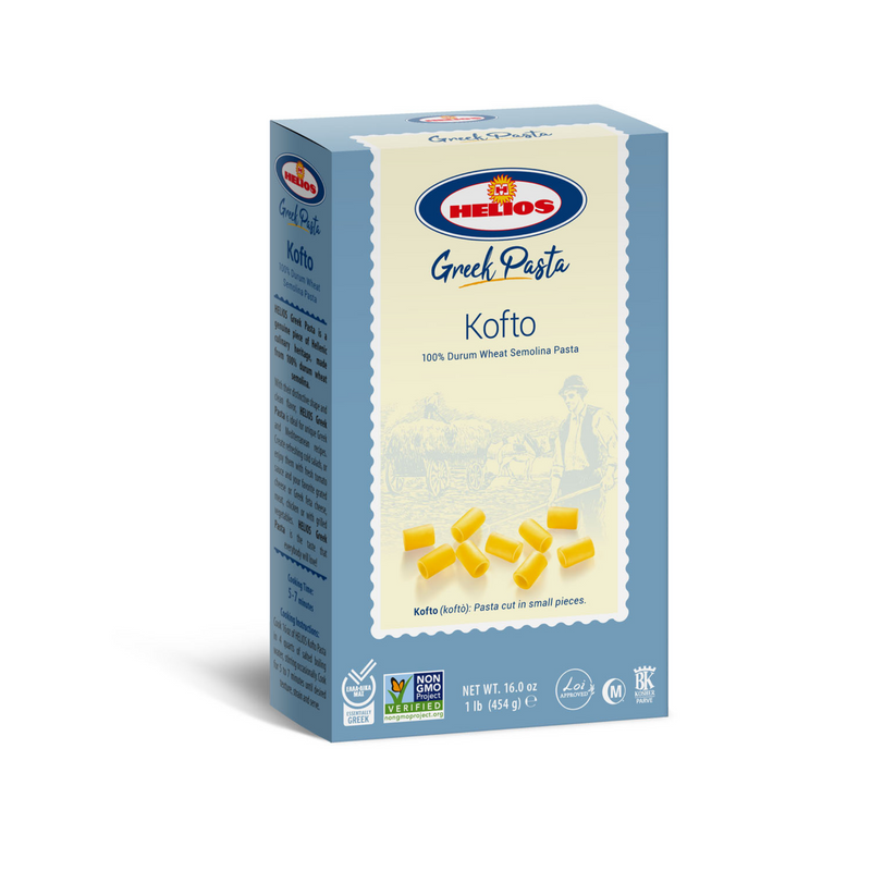 HELIOS Greek Pasta - Kofto - 100% Durum Wheat Semolina Pasta, 16 ounce